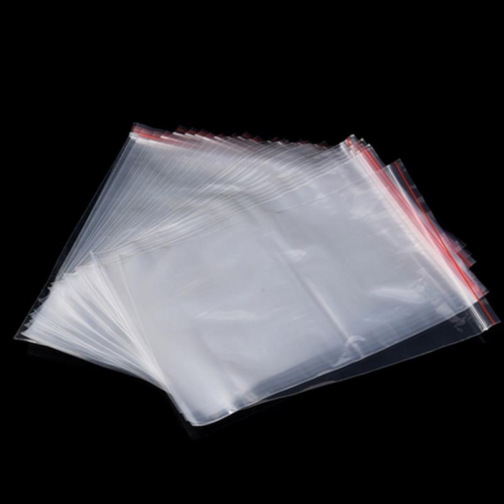 100pcs/pack PE Self Sealing Clear Zip Lock Packaging Bag, 6cm x 9cm, Custom Printing and Size are welcome