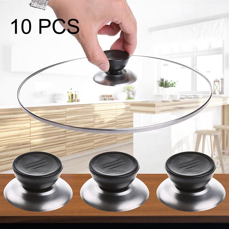 12 PCS Kitchen Universal Replaceable Pot Cover Handle Circular Plastic Knob