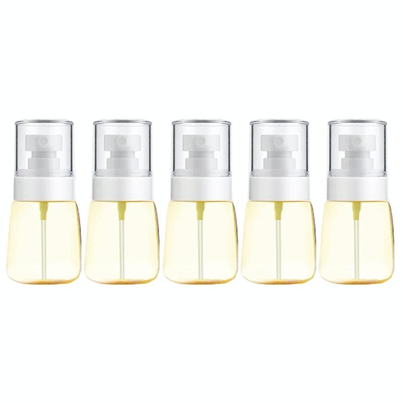 10 PCS Portable Refillable Plastic Fine Mist Perfume Spray Bottle Transparent Empty Spray Sprayer Bottle, 30ml(Yellow)
