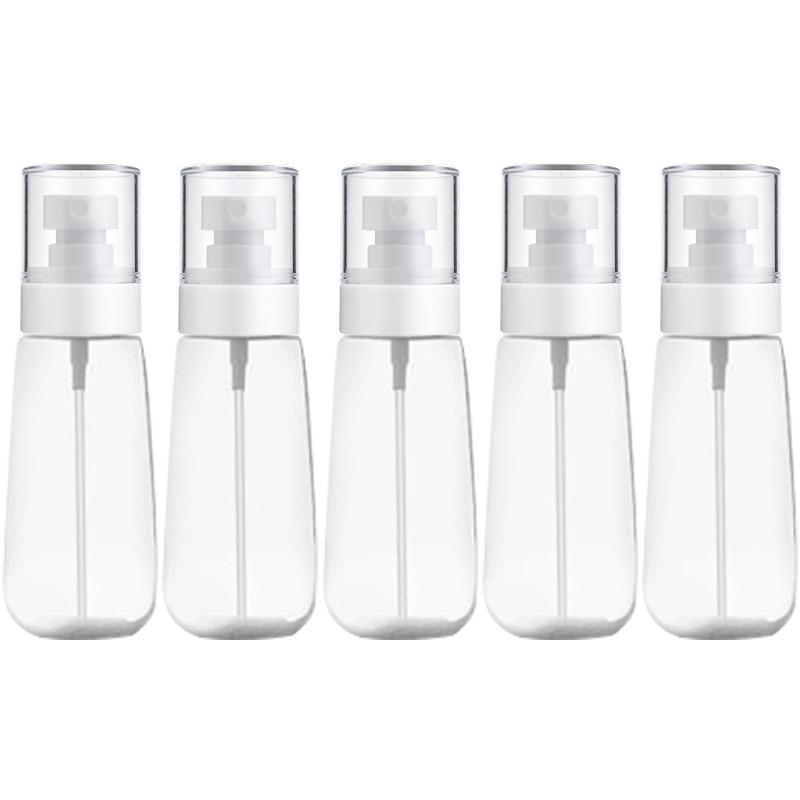 10 PCS Portable Refillable Plastic Fine Mist Perfume Spray Bottle Transparent Empty Spray Sprayer Bottle, 100ml(Transparent)
