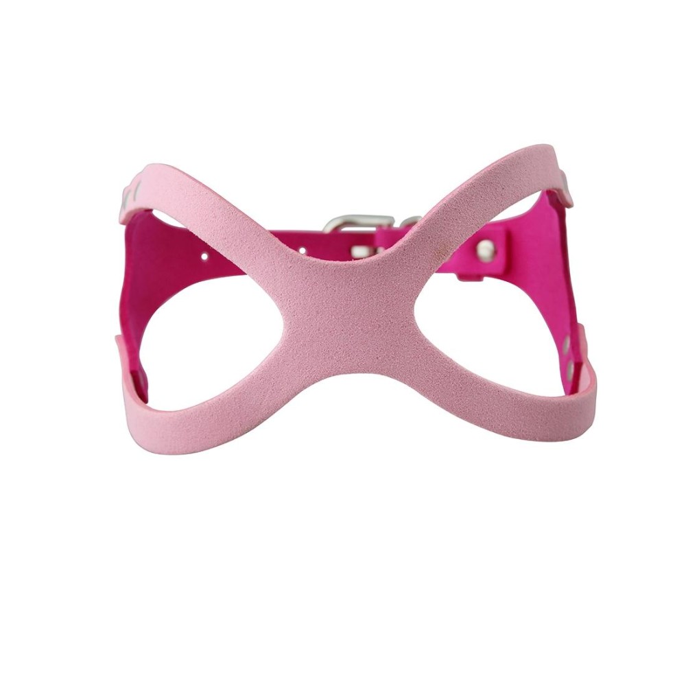 Microfiber Glasses Style Breathable Dog Chest  Strap, Size: L (Magenta)