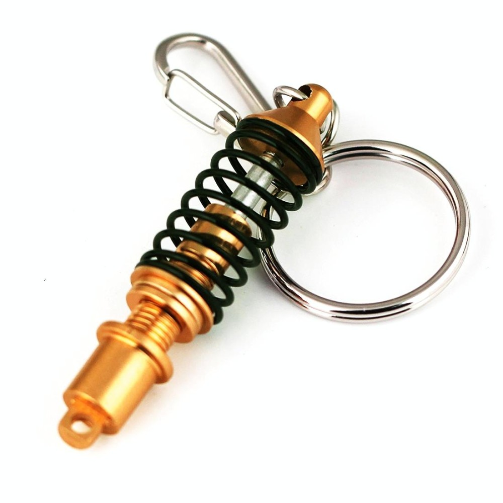 Shock Absorber Keychain Key Ring Holder(Gold)