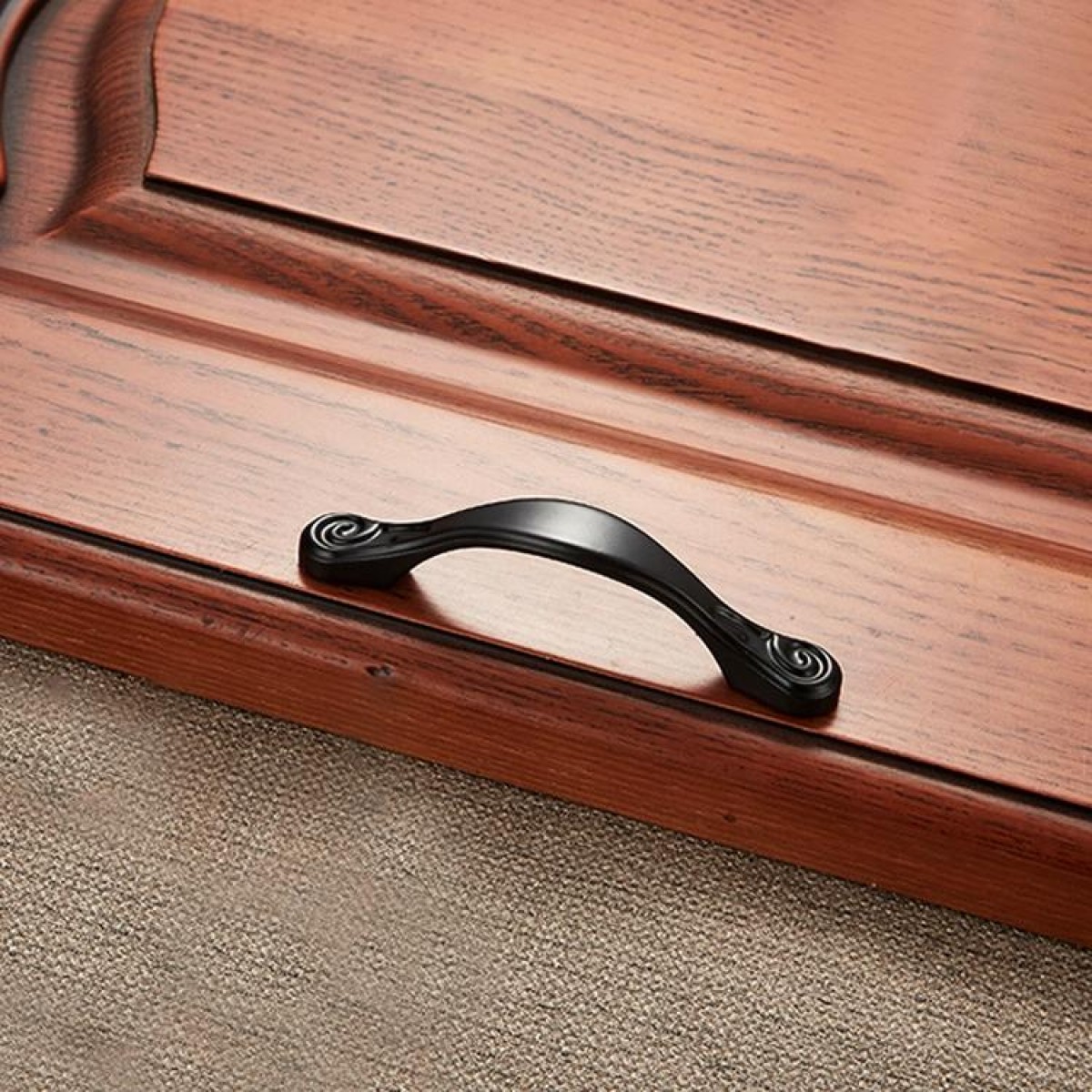 4041-64 Simple Archaistic Zinc Alloy Handle for Cabinet Wardrobe Drawer Door, Hole Spacing: 64mm