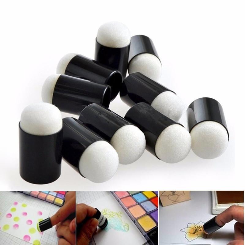 10 PCS Finger Painting Sponge Daubers Coloring Foam Fingertips
