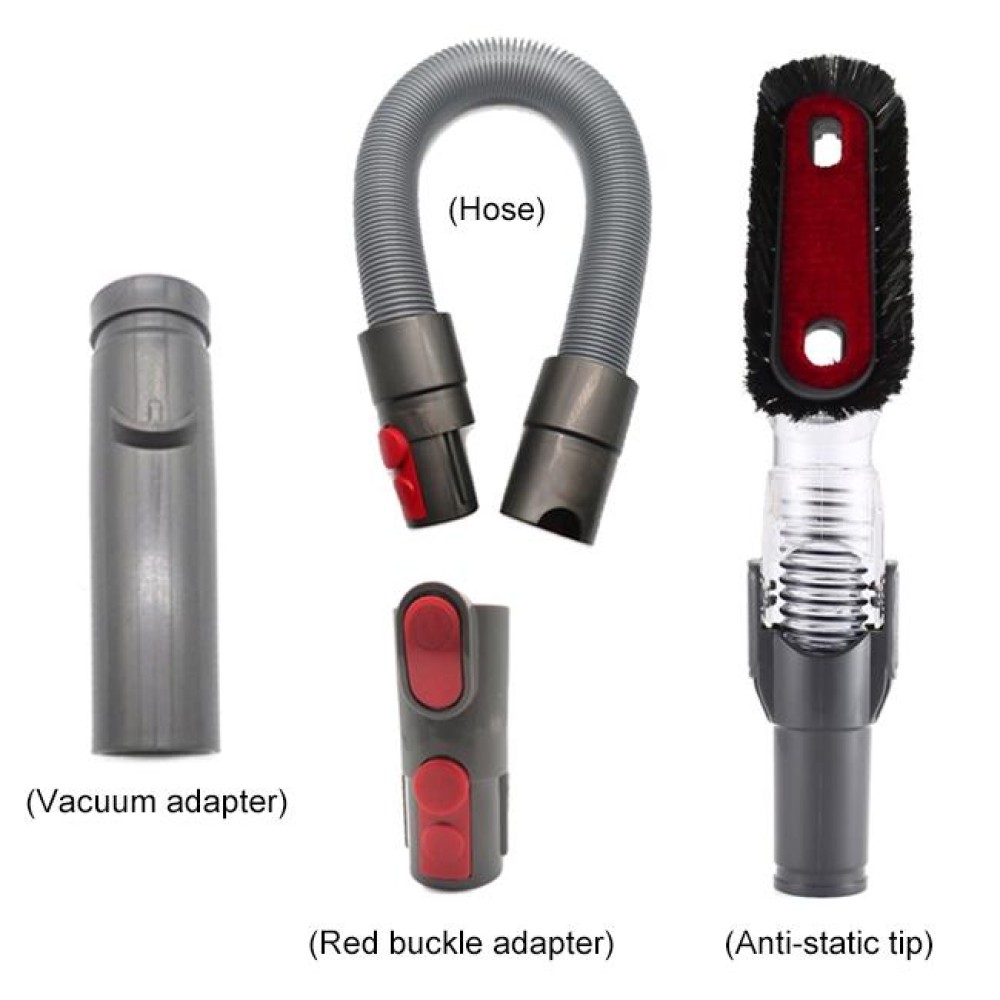 XD998 4 in 1 Handheld Tool Bendable Anti-static Suction Head Kits D931 D928 D918 D907 for Dyson V6 / V7 / V8 / V9 / V10 Vacuum Cleaner