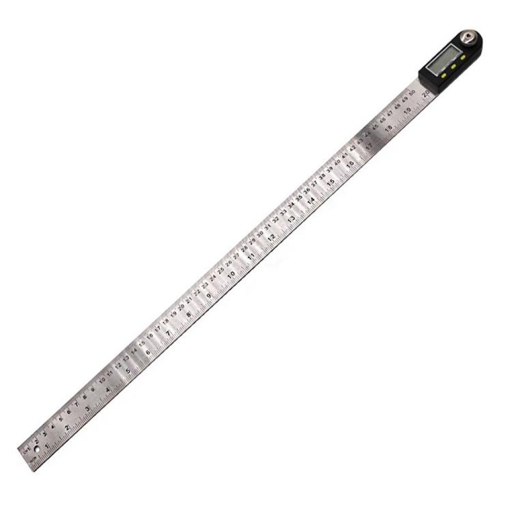 Digital Display Angle Finder Meter Protractor Goniometer Ruler, Measure Range: 500mm