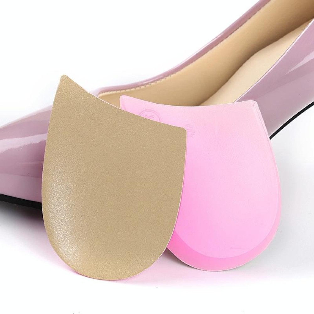 Upgraded Version of Men And Women O / X Leg Correction Insole Inside / Outside Eight Feet Orthopedic Correction Heel Pad(Pink)