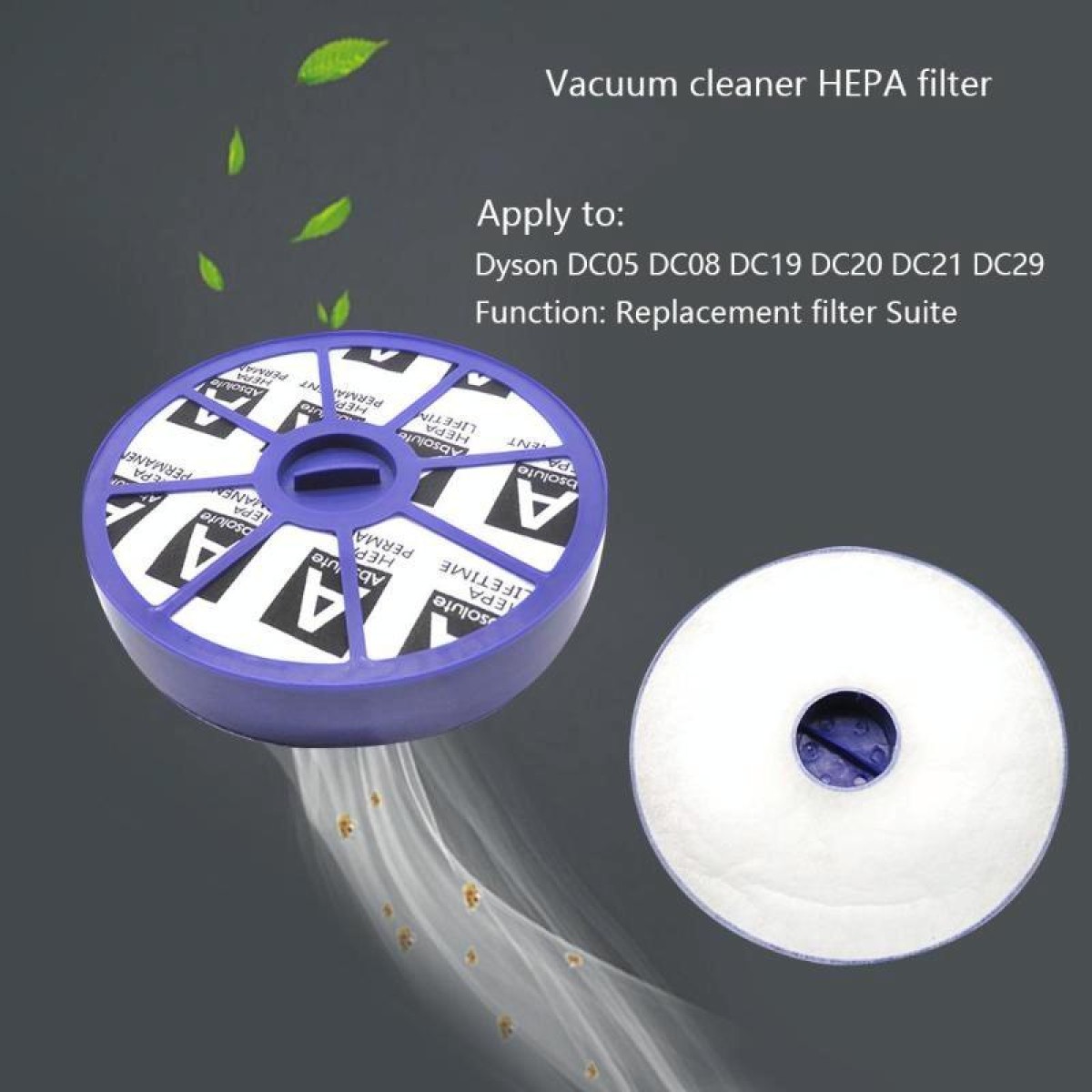 D912 Vacuum Cleaner HEPA Accessories Outlet Filter Core for Dyson DC05 / DC08 / DC19 / DC20 / DC21 /DC29