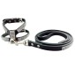 Rhinestone PU Soft Breathable Dog Harness Pet Vest Dog Chest Strap Leash Dog Collar, Size: M (Black)