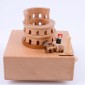 Colosseum Shape Home Decor Originality  Wooden Musical  Boxes