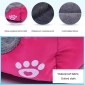 Four Seasons Genuine Warm Pet Dog Kennel Mat Teddy Pomerang Dog Mat, Size: 3XL, 110×82×20cm(Black Grey)