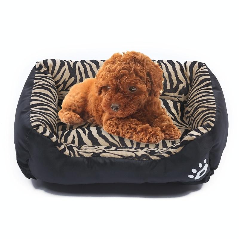 Animal Grain Four Seasons Genuine Warm Pet Dog Kennel Mat, Size: M, 54×42×12cm(Black)