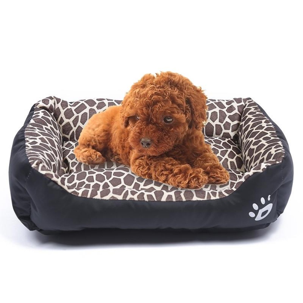 Animal Grain Four Seasons Genuine Warm Pet Dog Kennel Mat, Size: XL, 80×60×16cm(Amber)