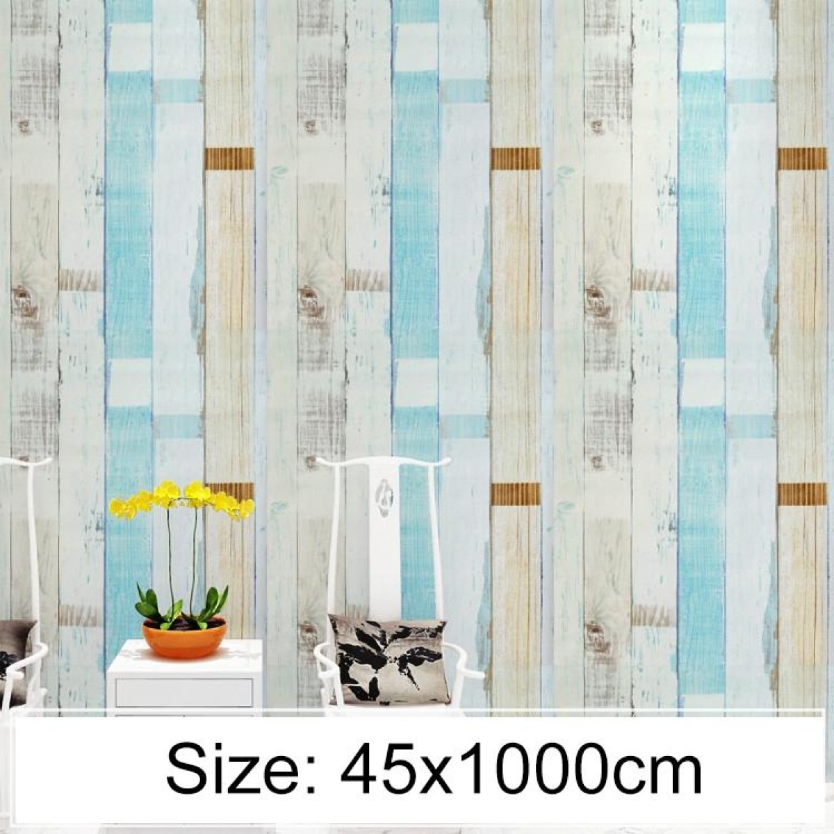 Creative PVC Autohesion Brick Decoration Wallpaper Stickers Bedroom Living Room Wall Waterproof Wallpaper Roll, Size: 45 x 1000cm(Beige)