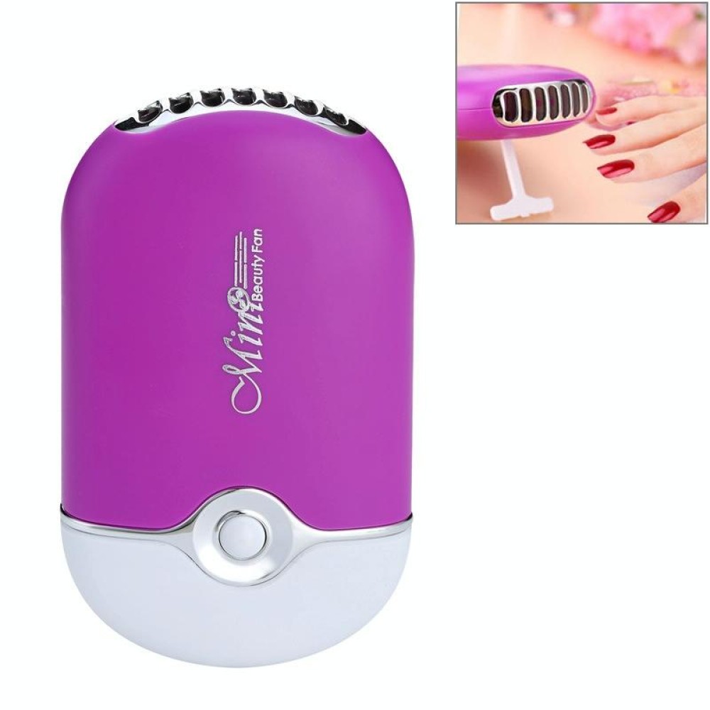 Portable Handheld Mini Pocket USB Air Conditioning Cooling Fan Grafted Eyelashes Dryer(Purple)