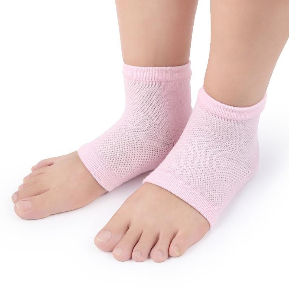 Polyester-cotton Gel Anti-foot Heel Dry Cracking Moisturizing Socks Protection Sleeve ,Random Color Delivery