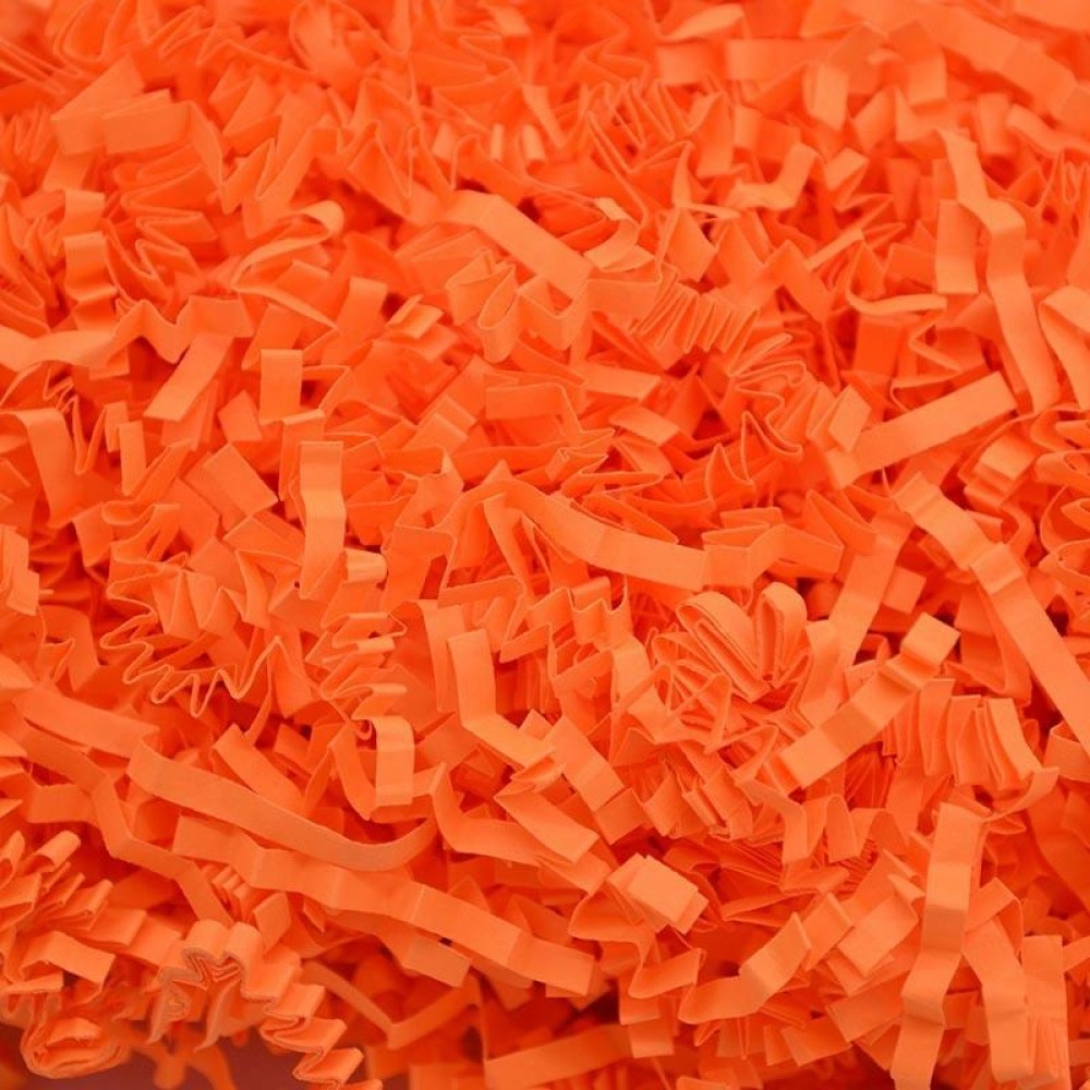 20g RF1101-20 Raffiti Filler Paper Grass Shredded Crumpled Wedding Decorations Party Gift Box Filling(Orange)