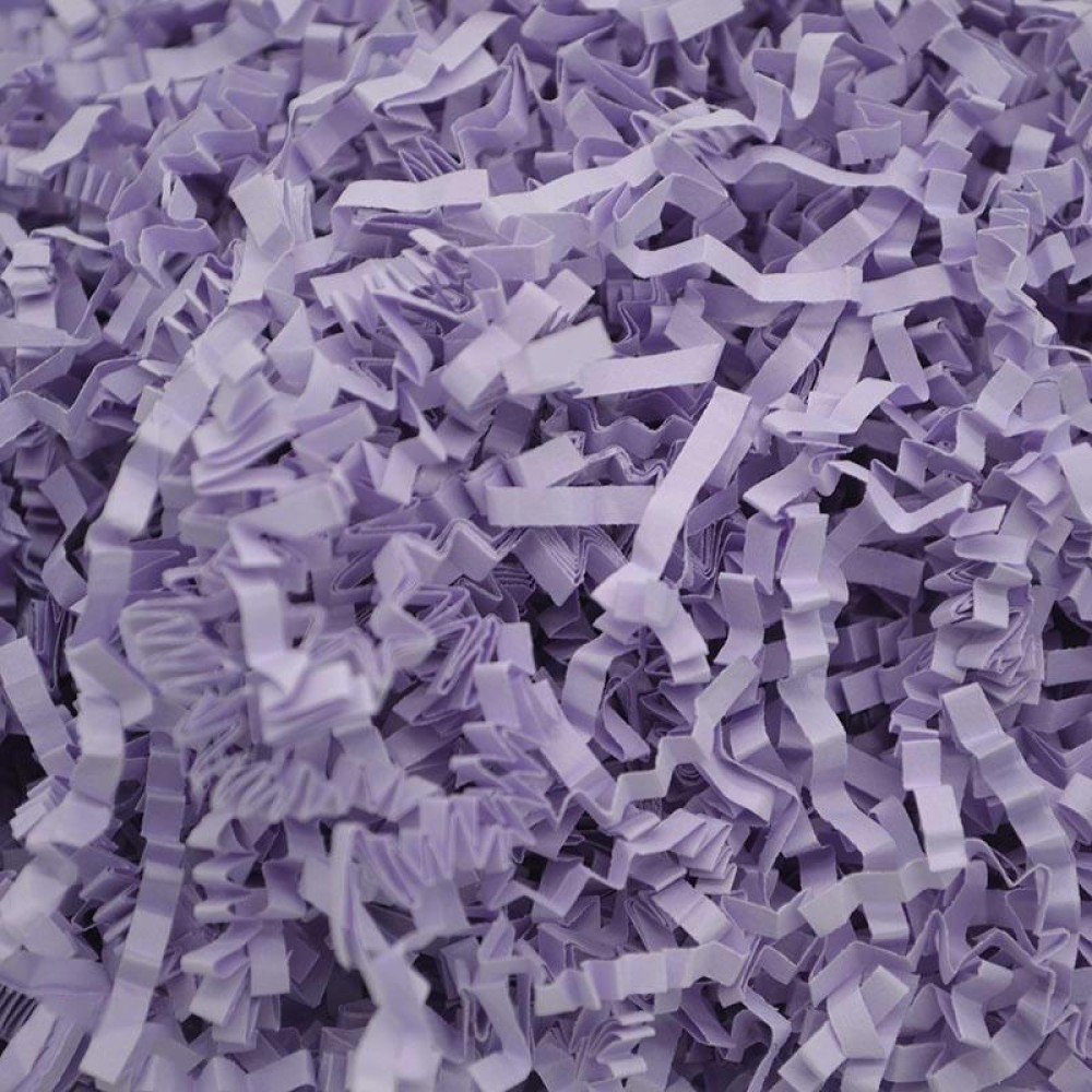 20g RF1101-20 Raffiti Filler Paper Grass Shredded Crumpled Wedding Decorations Party Gift Box Filling(Light Purple)
