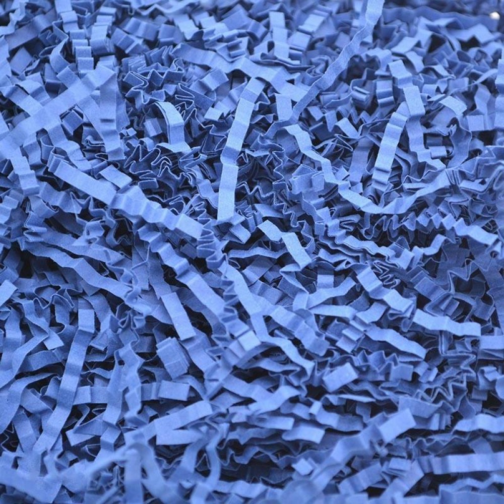 20g RF1101-20 Raffiti Filler Paper Grass Shredded Crumpled Wedding Decorations Party Gift Box Filling(Blue)