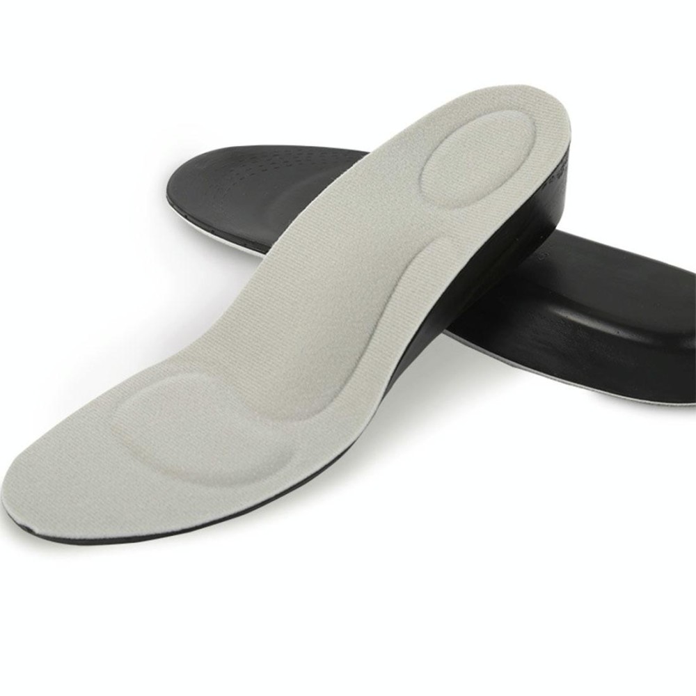 2.5cm PU Breathable Sport Height Increase Insoles, Size: S