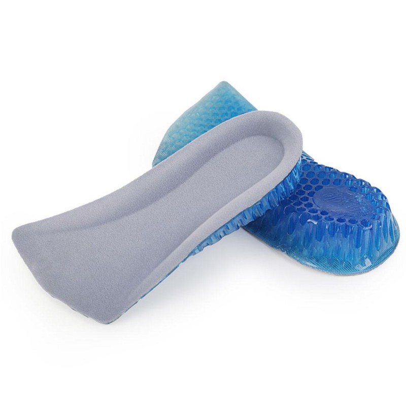 1 Pair  3cm Honeycomb Stretch Insert Shoes Height Increase Half Insoles
