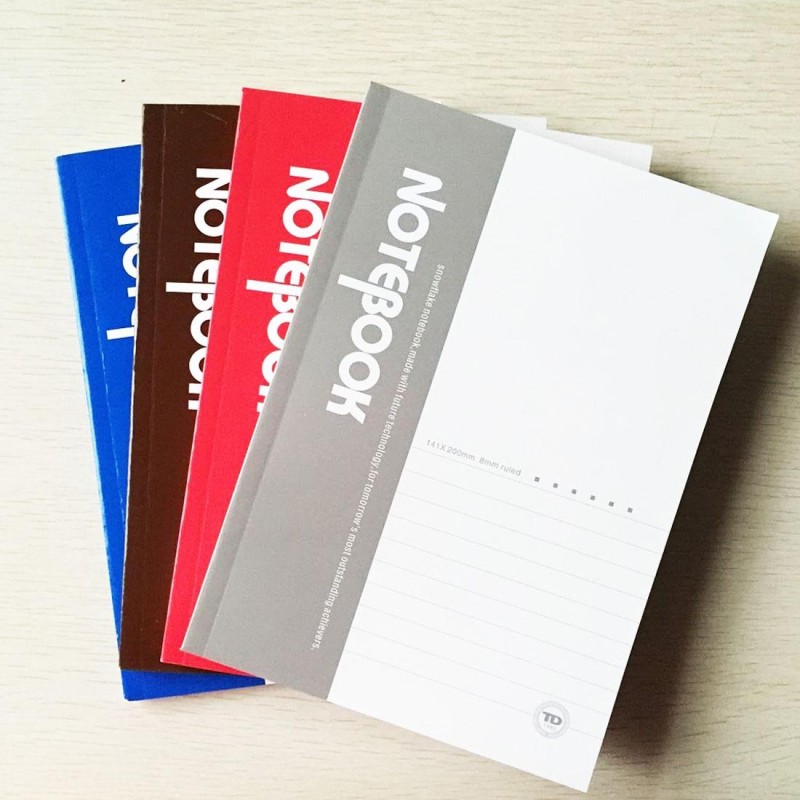 10 PCS 100 Pages A5 Soft Cover Diary Notebook Office Supply, Random Color Delivery