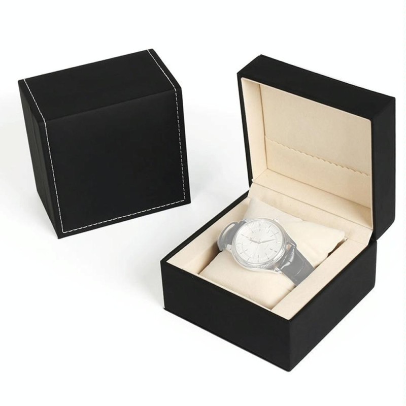 2 PCS SBH002 PU Wrist Watch Storage Box Protective Case, Size: L