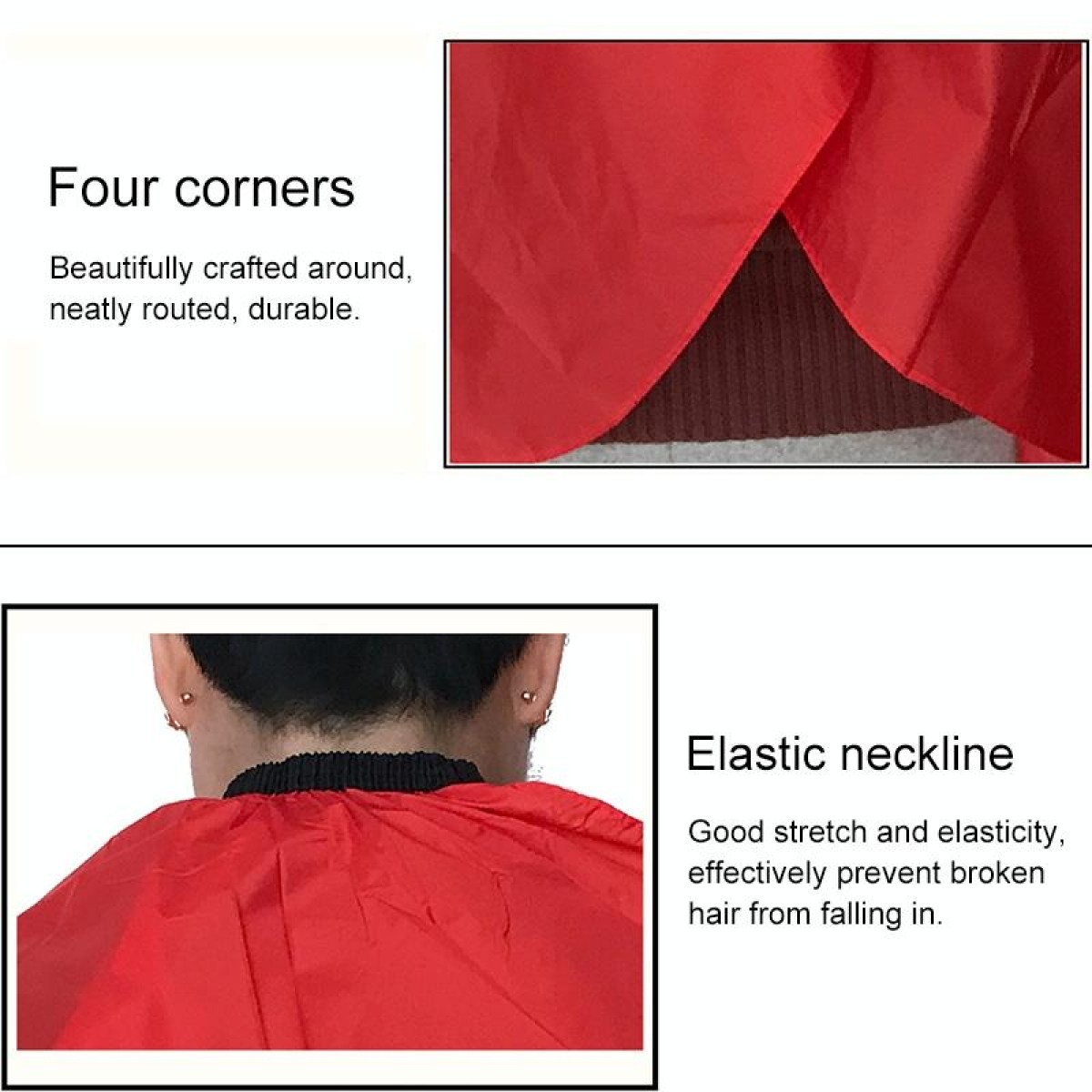 Hair Salons Waterproof Cloth Adult Haircut Hair-coloring Shaved Cloth Apron in Random Delivery