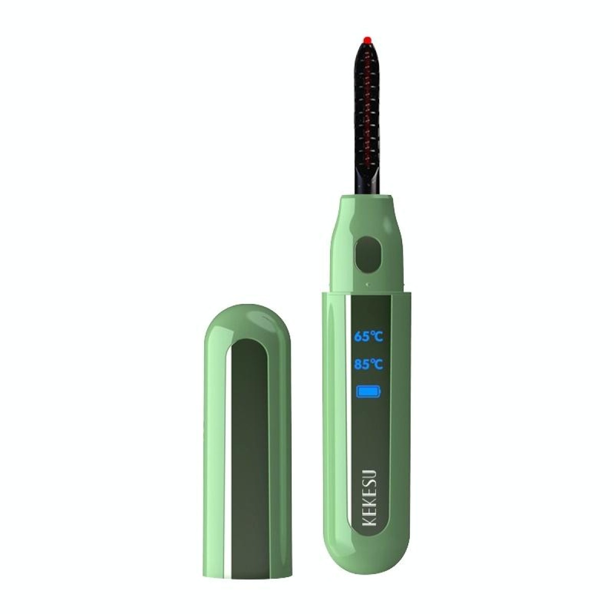 K-CU1908 Portable USB Charging Digital Display Perm Eyelash Curler (Green)