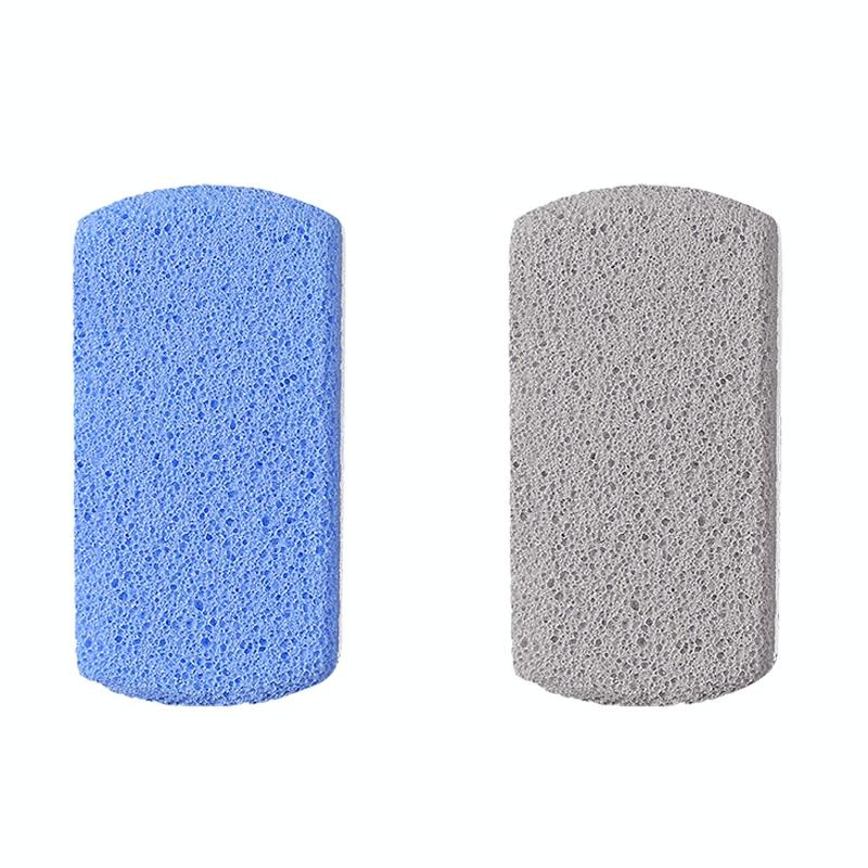 037 Double-color Grindstone Foam Glass Foot Rub, Color Random Delivery