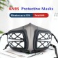 Silicone Protective Reusable PM2.5 KN95 Respirator Mask Replaceable Filter Antivirus Anti-fog Face Mask