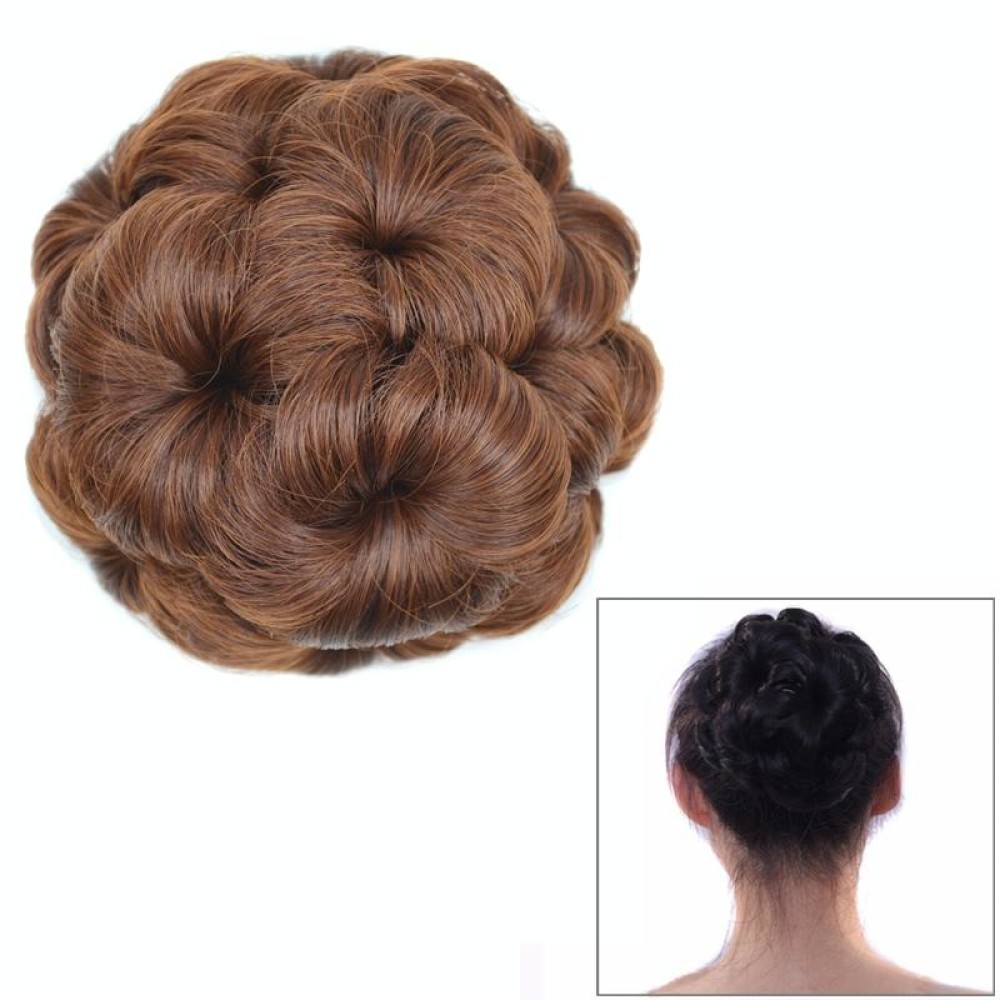 30M33# Wig Ball Head Flower Hairpin Hair Bag Wig Headband for Bride