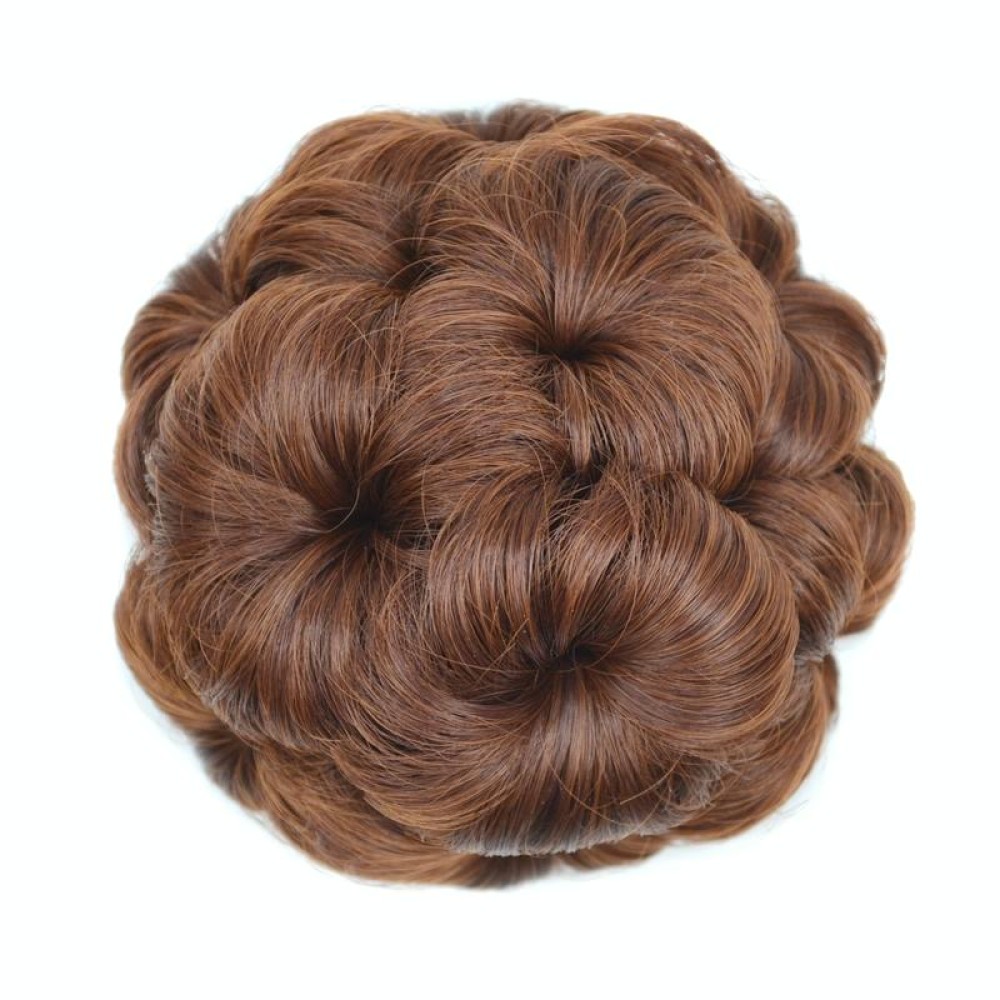 30M33# Wig Ball Head Flower Hairpin Hair Bag Wig Headband for Bride