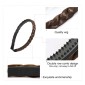 10 PCS Wig Twist Braid Jewelry Headband Hair Buckle(Dark Brown)