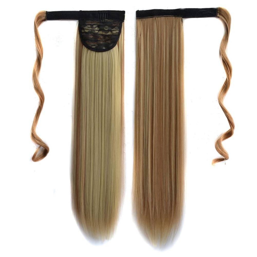 16H613# Invisible Seamless Bandage-style  Wig Long Straight Hair Wig Ponytail