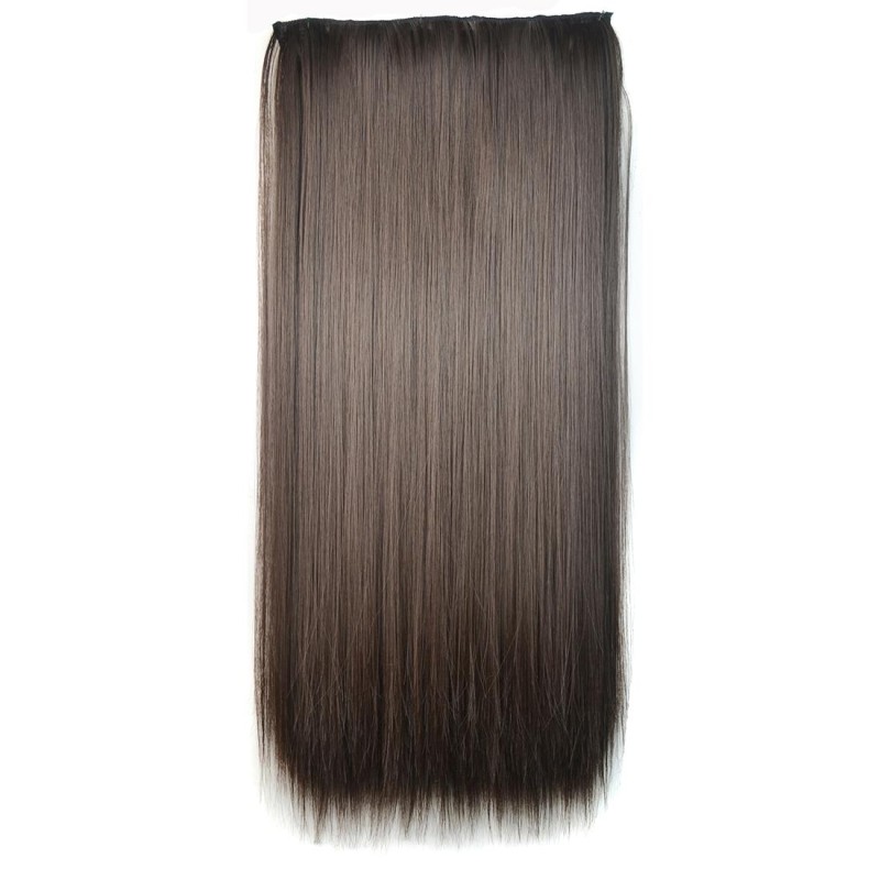 10# One-piece Seamless Five-clip Wig Long Straight Wig Piece