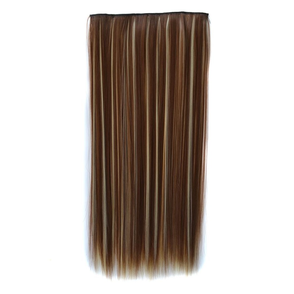 12H613# One-piece Seamless Five-clip Wig Long Straight Wig Piece