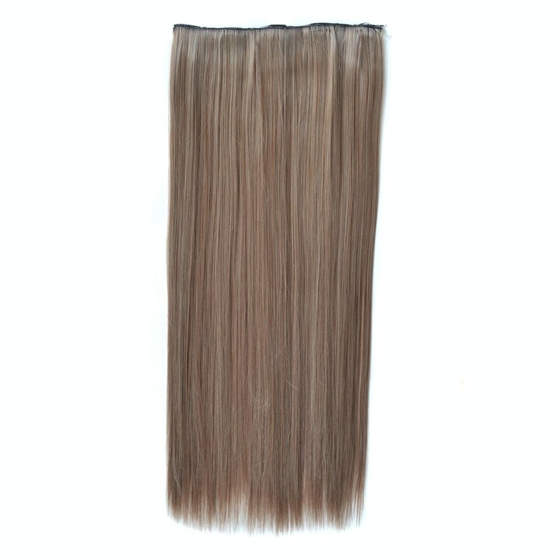 12M88# One-piece Seamless Five-clip Wig Long Straight Wig Piece