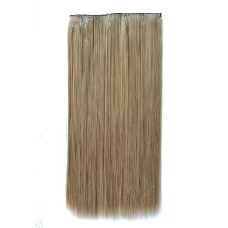 16# One-piece Seamless Five-clip Wig Long Straight Wig Piece