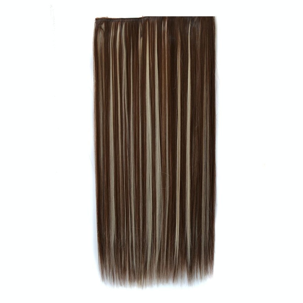 8H613# One-piece Seamless Five-clip Wig Long Straight Wig Piece