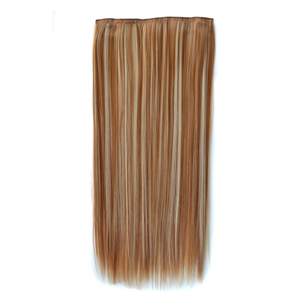 27H613# One-piece Seamless Five-clip Wig Long Straight Wig Piece