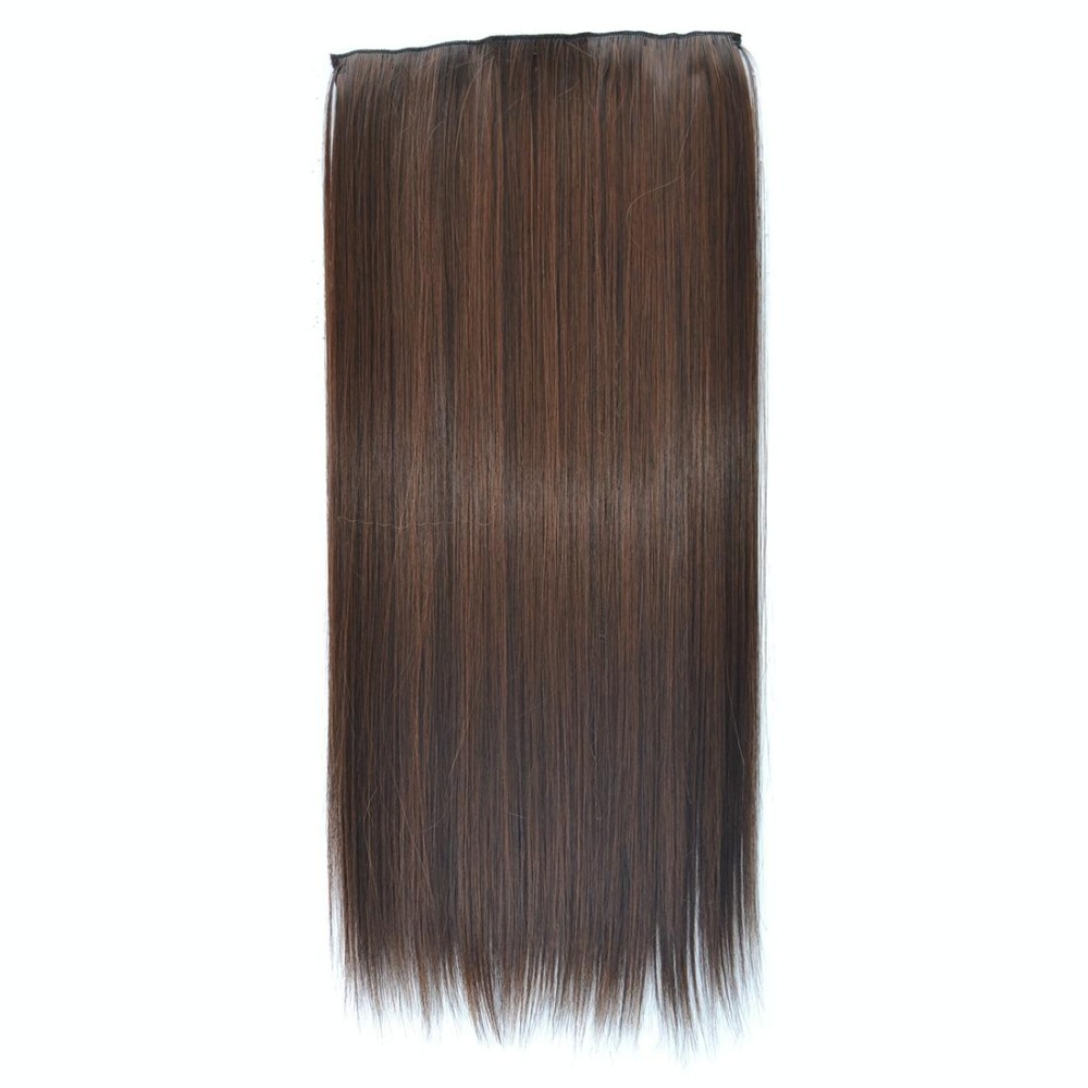 2M30# One-piece Seamless Five-clip Wig Long Straight Wig Piece