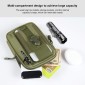 HAWEEL Hiking Belt Waist Bag Outdoor Sport Motorcycle Bag 7.0 inch Phone Pouch (Army Green)