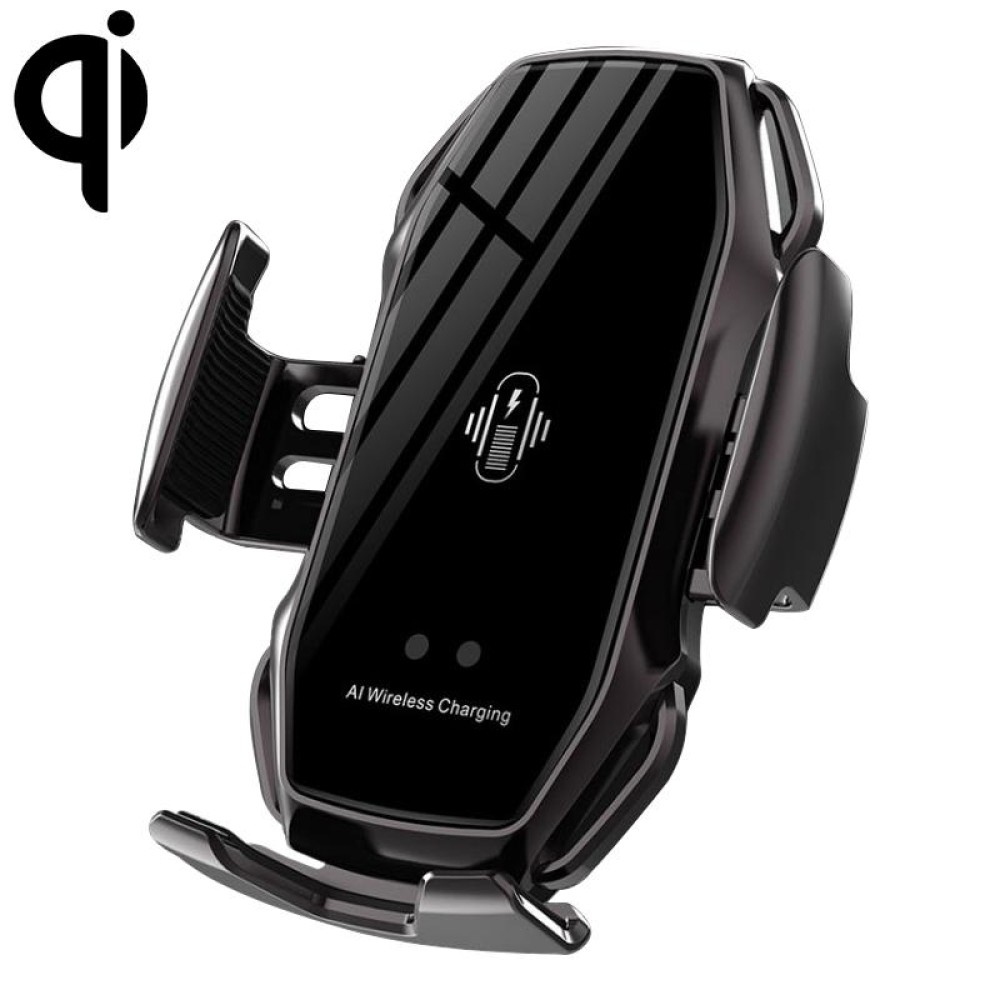 A5 10W Car Infrared Wireless Mobile Auto-sensing Phone Charger Holder, Interface：USB-C / Type-C(Tarnish)