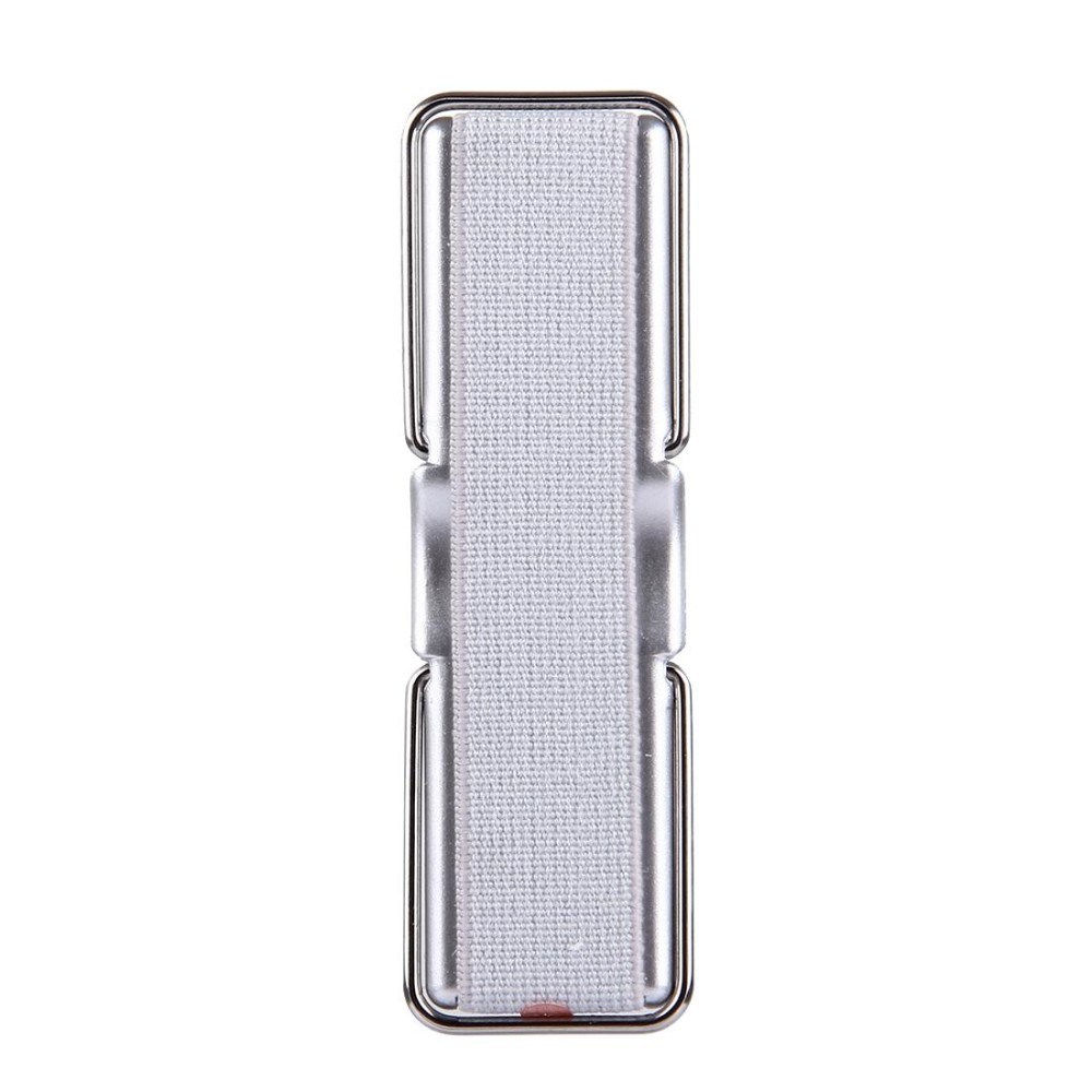 2 in 1 Adjustable Universal Mini Adhesive Holder Stand + Slim Finger Grip, Size: 7.3 x 2.2 x 0.3 cm(Grey)
