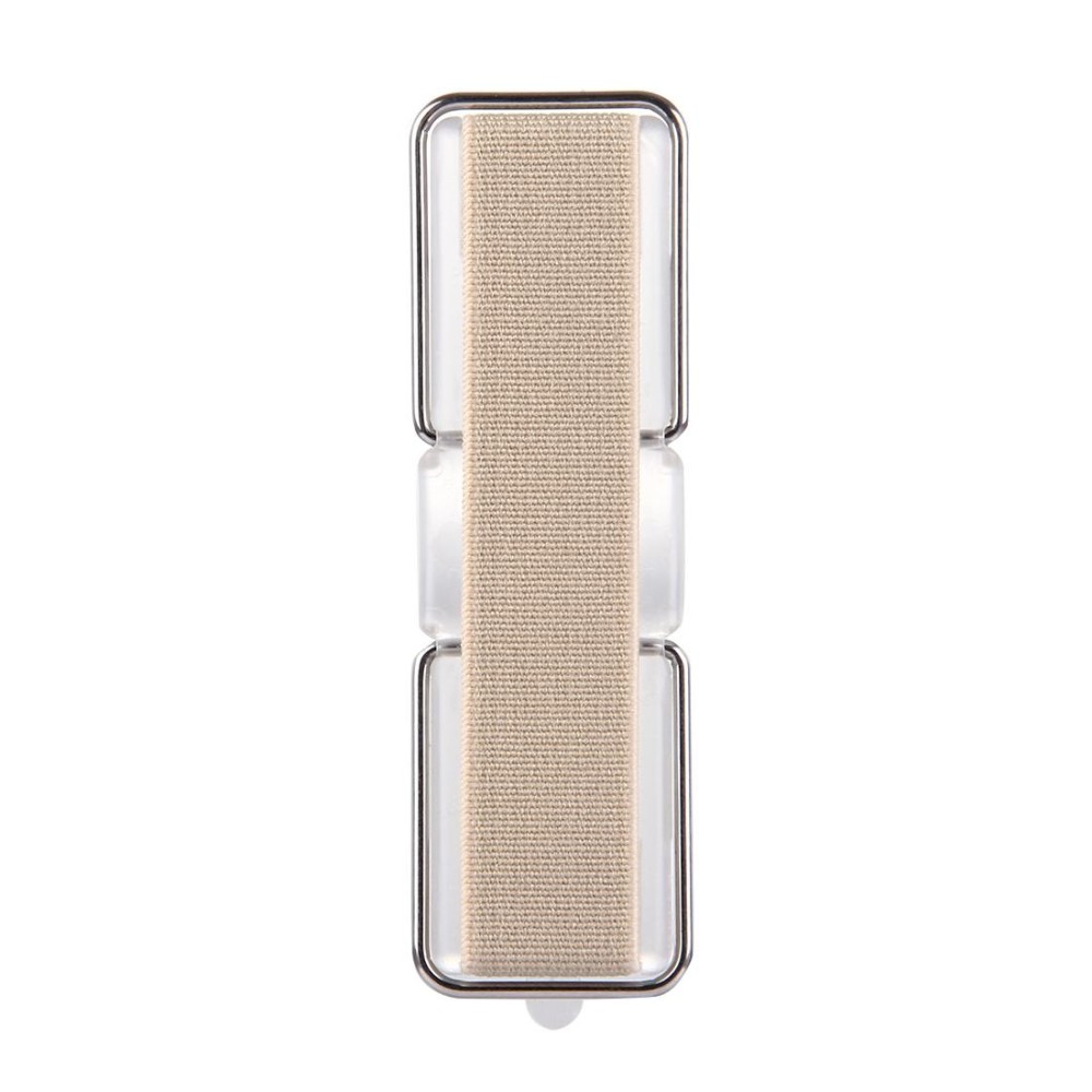 2 in 1 Adjustable Universal Mini Adhesive Holder Stand + Slim Finger Grip, Size: 7.3 x 2.2 x 0.3 cm(Gold)