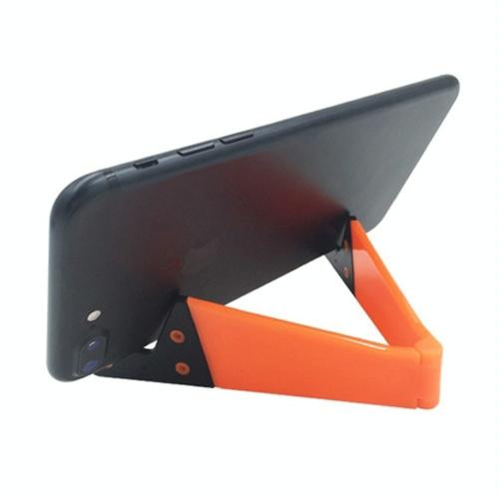 V Shape Universal Mobile Phone Tablet Bracket Holder (Orange)
