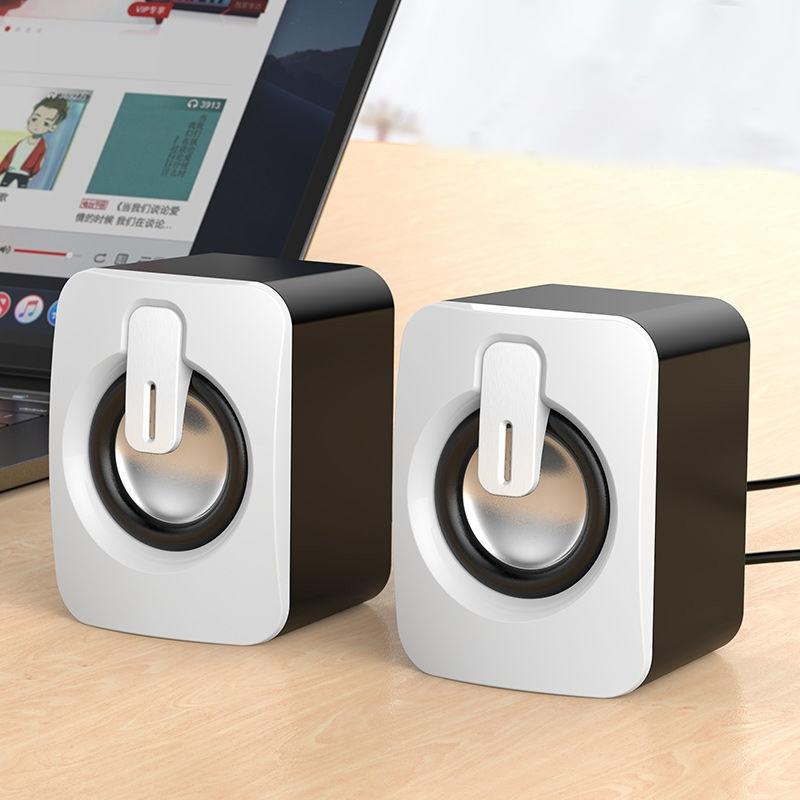 A1 USB Mini High Volume Wired Speaker, Bluetooth Version(White)