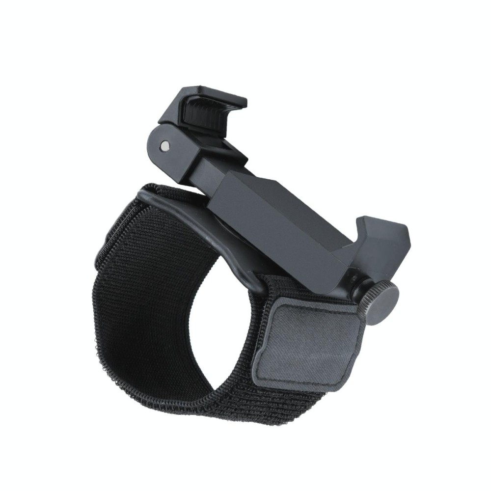 Elastic Wristband Hands Free Phone Holder, Wristband Length: 24cm (Black)