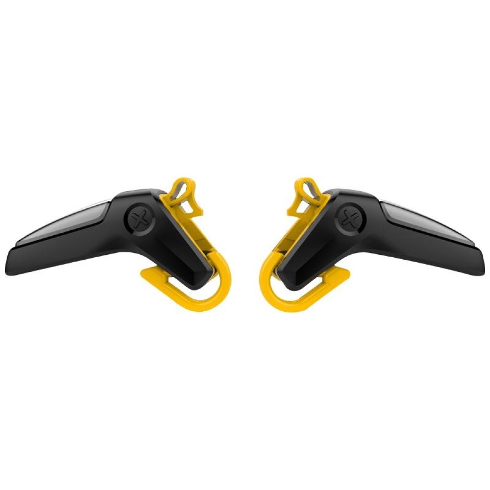 Eating Chicken Physical Auxiliary Button Shooting Game Controller, 1 Pair (Yellow)